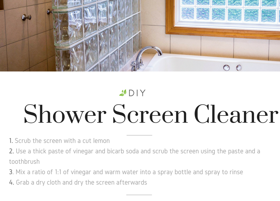 Shower Screen Cleaner The Naturally Clean Co
