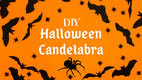 DIY Halloween Candelabra