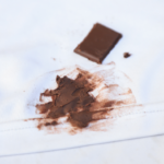 chocolate stained clothes